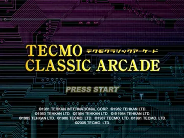 Tecmo Classic Arcade (USA) screen shot title